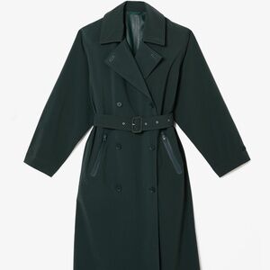 Lacoste Women's Oversized Trench Coat & Raincoat